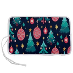 Hand-drawn-flat-christmas-pattern Pen Storage Case (m) by nate14shop