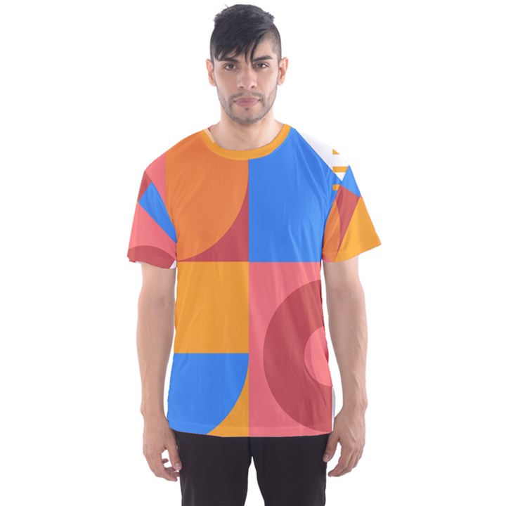 Geometric series  Men s Sport Mesh Tee