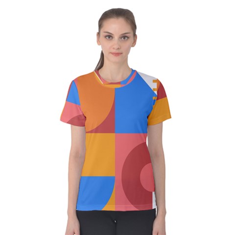 Geometric Series  Women s Cotton Tee by Sobalvarro