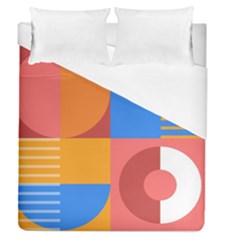 Geometric Series  Duvet Cover (queen Size) by Sobalvarro