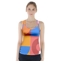 Geometric Series  Racer Back Sports Top by Sobalvarro