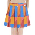 Geometric series  Pleated Mini Skirt View1