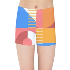 Geometric Series  Kids  Sports Shorts by Sobalvarro