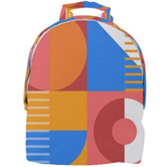 Geometric Series  Mini Full Print Backpack by Sobalvarro