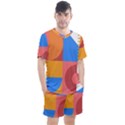 Geometric series  Men s Mesh Tee and Shorts Set View1