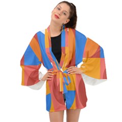 Geometric Series  Long Sleeve Kimono by Sobalvarro