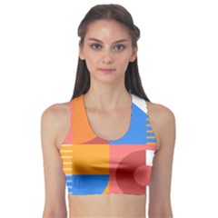 Geometric Series  Sports Bra by Sobalvarro