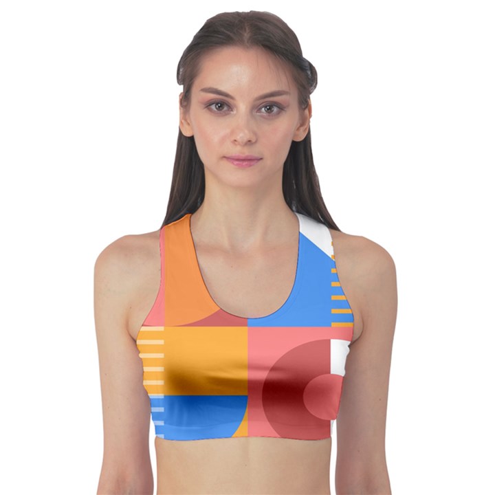 Geometric series  Sports Bra