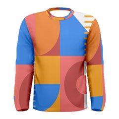 Geometric Series  Men s Long Sleeve Tee