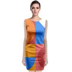 Geometric Series  Classic Sleeveless Midi Dress by Sobalvarro