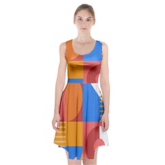 Geometric Series  Racerback Midi Dress by Sobalvarro