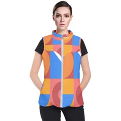 Geometric Series  Women s Puffer Vest