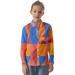 Geometric Series  Kids  Long Sleeve Shirt by Sobalvarro