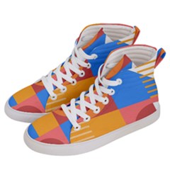 Geometric Series  Men s Hi-top Skate Sneakers by Sobalvarro