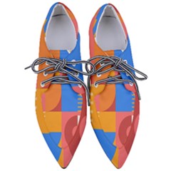 Geometric Series  Pointed Oxford Shoes by Sobalvarro