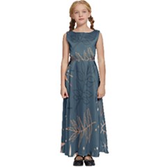 Bohemian Dreams  Kids  Satin Sleeveless Maxi Dress by HWDesign