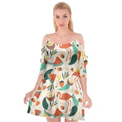 Fruity Summer Cutout Spaghetti Strap Chiffon Dress by HWDesign