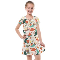 Fruity Summer Kids  Cross Web Dress by HWDesign