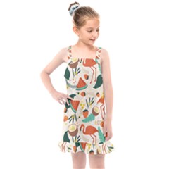 Fruity Summer Kids  Overall Dress by HWDesign