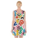 Popping Colors V-Neck Sleeveless Dress View2