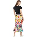 Popping Colors Maxi Fishtail Chiffon Skirt View2