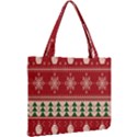 Knitted-christmas-pattern Mini Tote Bag View2