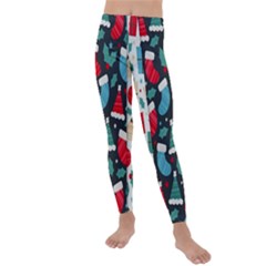 Pack-christmas-patterns Kids  Lightweight Velour Leggings