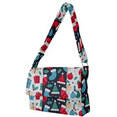 Pack-christmas-patterns Full Print Messenger Bag (l) by nate14shop