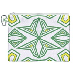 Abstract Pattern Geometric Backgrounds Canvas Cosmetic Bag (xxl) by Eskimos