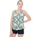 Abstract pattern geometric backgrounds Bubble Hem Chiffon Tank Top View1