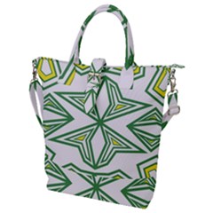 Abstract Pattern Geometric Backgrounds Buckle Top Tote Bag by Eskimos