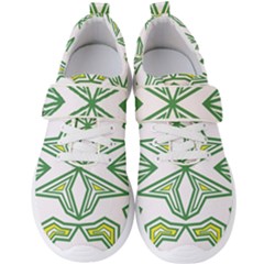 Abstract Pattern Geometric Backgrounds Men s Velcro Strap Shoes by Eskimos