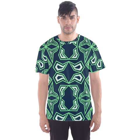 Abstract Pattern Geometric Backgrounds  Men s Sport Mesh Tee by Eskimos