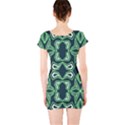 Abstract pattern geometric backgrounds  Short Sleeve Bodycon Dress View2