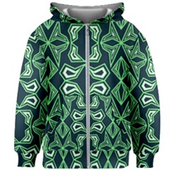 Abstract Pattern Geometric Backgrounds  Kids  Zipper Hoodie Without Drawstring