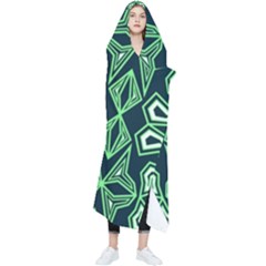 Abstract Pattern Geometric Backgrounds  Wearable Blanket by Eskimos