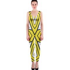 Abstract Pattern Geometric Backgrounds  One Piece Catsuit by Eskimos