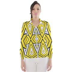 Abstract Pattern Geometric Backgrounds  Women s Windbreaker