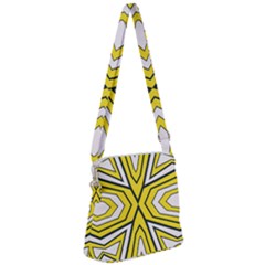 Abstract Pattern Geometric Backgrounds  Zipper Messenger Bag by Eskimos