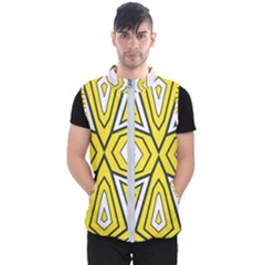 Abstract Pattern Geometric Backgrounds  Men s Puffer Vest