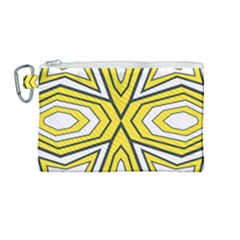 Abstract Pattern Geometric Backgrounds  Canvas Cosmetic Bag (medium) by Eskimos