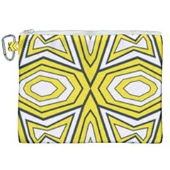 Abstract Pattern Geometric Backgrounds  Canvas Cosmetic Bag (xxl) by Eskimos