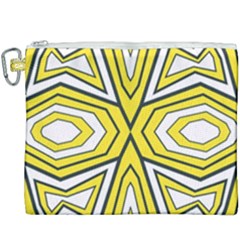 Abstract Pattern Geometric Backgrounds  Canvas Cosmetic Bag (xxxl) by Eskimos