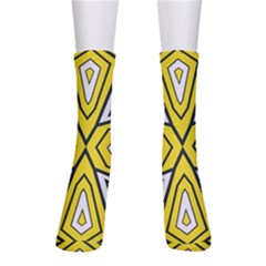 Abstract Pattern Geometric Backgrounds  Crew Socks by Eskimos