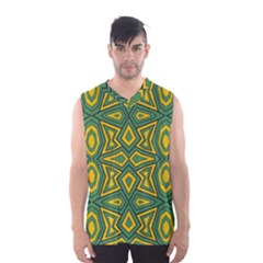 Abstract Pattern Geometric Backgrounds Men s Basketball Tank Top by Eskimos