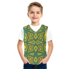 Abstract Pattern Geometric Backgrounds Kids  Basketball Tank Top by Eskimos