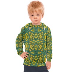 Abstract Pattern Geometric Backgrounds Kids  Hooded Pullover by Eskimos