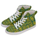 Abstract pattern geometric backgrounds Women s Hi-Top Skate Sneakers View2