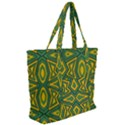 Abstract pattern geometric backgrounds Zip Up Canvas Bag View2