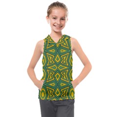 Abstract Pattern Geometric Backgrounds Kids  Sleeveless Hoodie by Eskimos